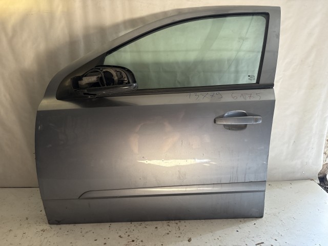 13779 Opel Astra H 2004-2010 Ajtó Használt Bal első Szürke  Z163