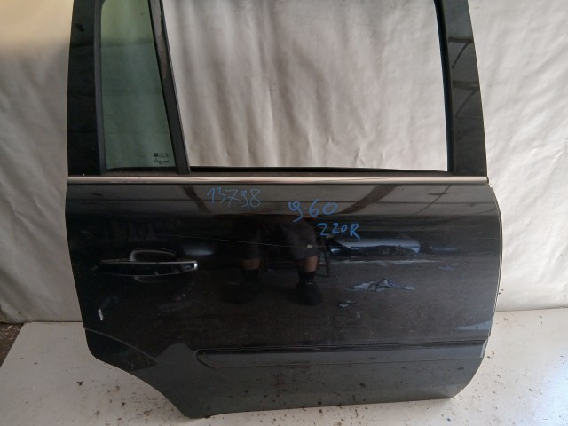 13798 Opel Zafira B Jobb hátsó Ajtó Fekete Z20r