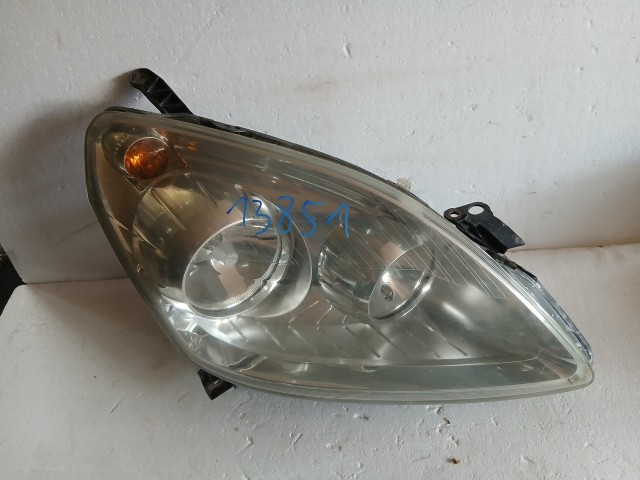 13851 Opel Zafira B Jobb első Lámpa Fényszóró