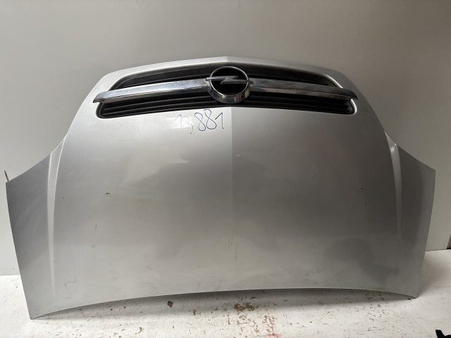 13881 Opel Meriva A 2003-2010 Motorháztető Használt Ezüst Z157