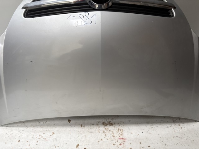 13881 Opel Meriva A 2003-2010 Motorháztető Használt Ezüst Z157