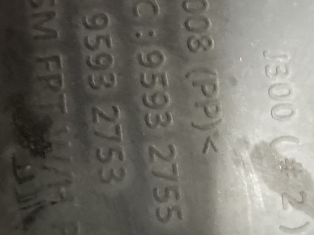 Chevrolet Cruze 2010-2014 Kerékjárati dobbetét Használt jobb első 