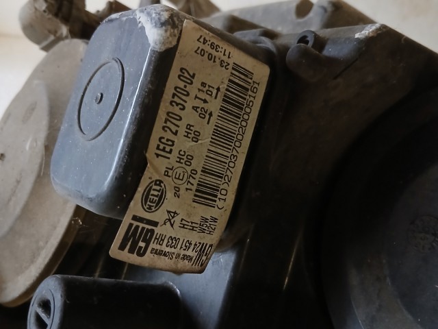 14295 Opel Astra H 2004-2010 Jobb első Lámpa Fényszóró