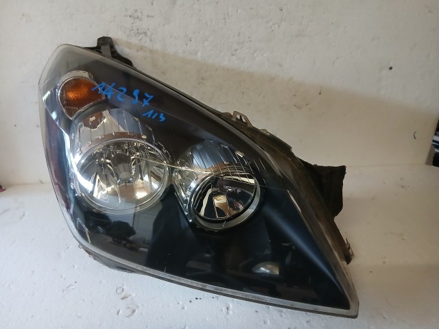 14297 Opel Astra H 2004-2010 Jobb első Lámpa Fényszóró a képen látható sérüléssel
