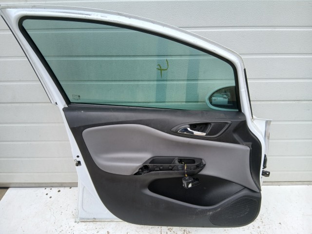 14407 Opel Corsa E Bal első Ajtó Fehér Y40r 5 ajtós