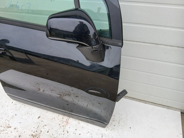 14408 Opel Mokka 2012-2019 Jobb első Ajtó Fekete Y22c a képen látható sérüléssel