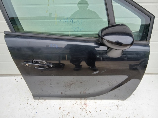 14411 Opel Meriva B 2010-2017 Jobb első Ajtó Fekete Z22c