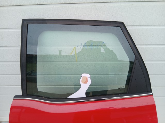 14415 Opel Meriva B 2010-2017 Bal hátsó Ajtó Használt Piros