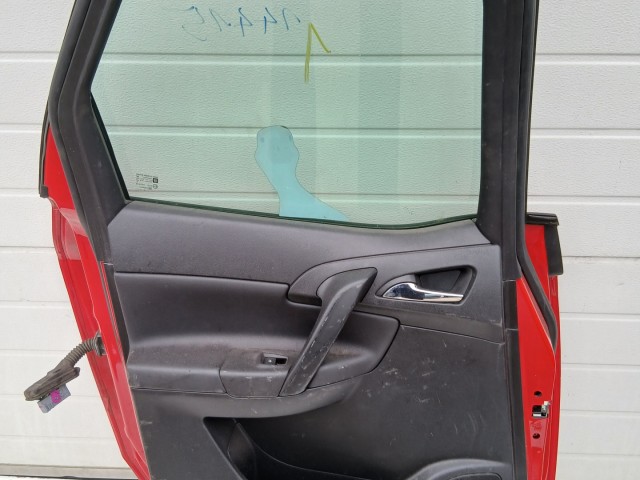 14415 Opel Meriva B 2010-2017 Bal hátsó Ajtó Használt Piros