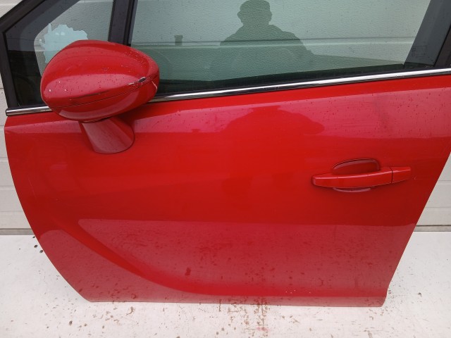 14420 Opel Meriva B 2010-2017 Bal első Ajtó Piros Z50b