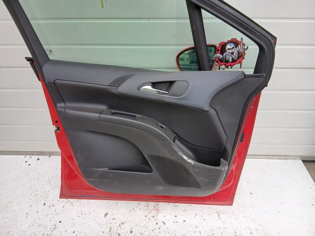 14420 Opel Meriva B 2010-2017 Bal első Ajtó Piros Z50b