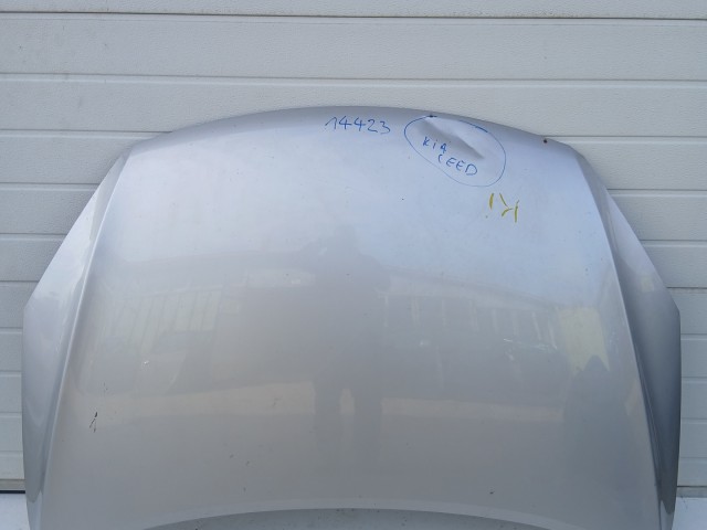 14423 Kia Ceed I. 2007-2012 Motorháztető Használt Ezüst  