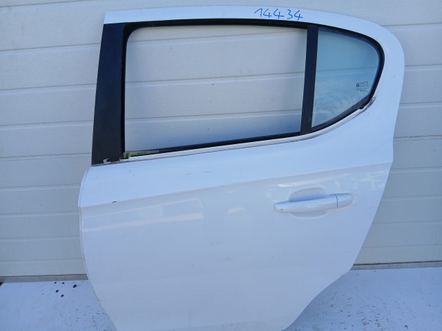 14434 Opel Corsa E 2014-2019 Bal hátsó Ajtó Fehér Z40r 5 ajtós
