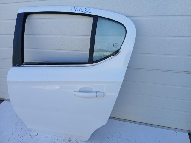 14434 Opel Corsa E 2014-2019 Bal hátsó Ajtó Fehér Z40r 5 ajtós