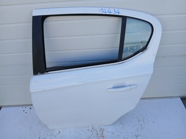 14434 Opel Corsa E 2014-2019 Bal hátsó Ajtó Fehér Z40r 5 ajtós