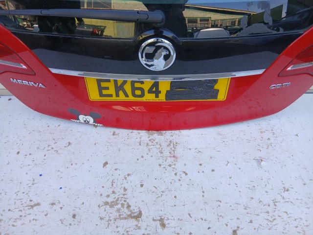 14457 Opel Meriva B 2010-2017 Csomagtérajtó Használt Piros 