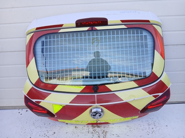 14459 Opel Corsa E 3 ajtós Csomagtérajtó Fehér Y40r