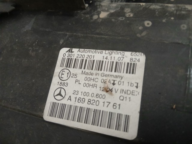 14497 Mercedes Benz B-Class 2005-2011 Bal első Lámpa Fényszóró