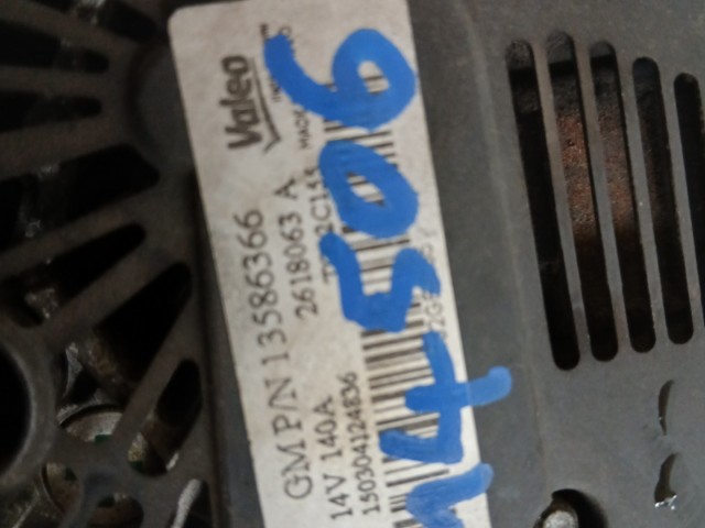 Opel Astra J B16dtl Generátor