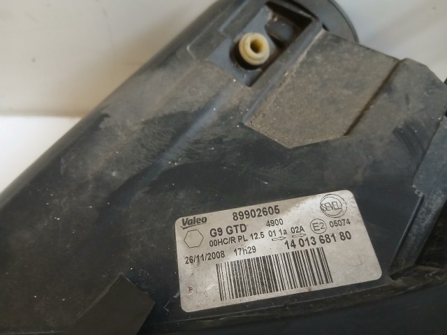 14528 Fiat Scudo II  2007-2016 Bal első Lámpa Fényszóró