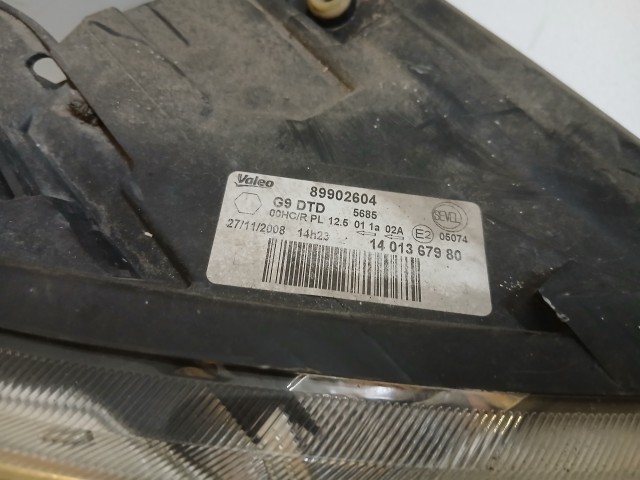 14529 Fiat Scudo II  2007-2016 Jobb első Lámpa Fényszóró