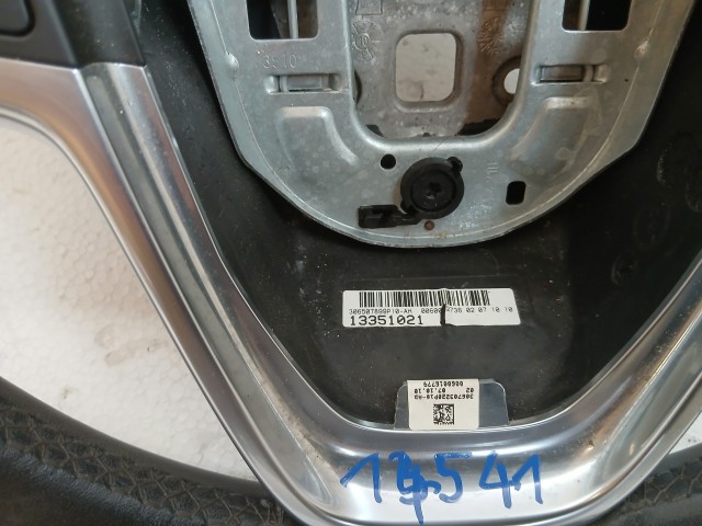 Opel Astra J 2009-2015 Kormánykerék Használt Fekete bőr  