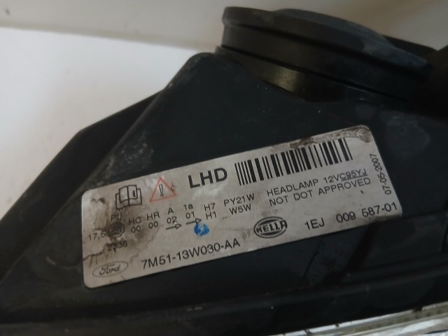 14553 Ford C-max 2010-2019 Bal első Lámpa Fényszóró