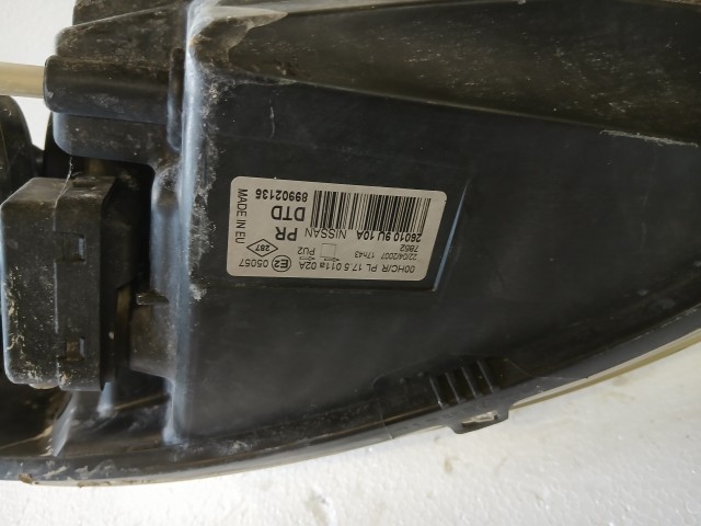 14564 Nissan Note 2006-2012 Jobb első Lámpa Fényszóró