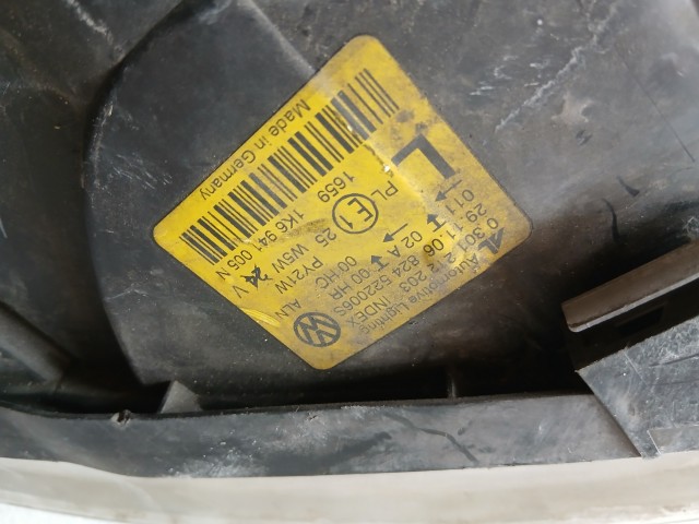 14580 Volkswagen Golf V. 2003-2008 Bal első  Lámpa Fényszóró