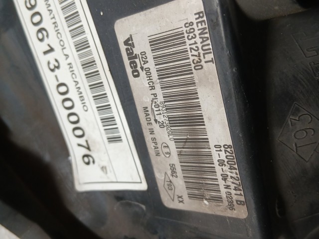 14576 Renault Megane II. 2002-2009 Bal első  Lámpa Fényszóró