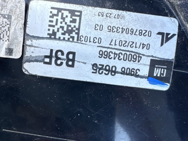 14703 Opel Corsa E 2014-2019 Bal hátsó Lámpa 5 ajtós