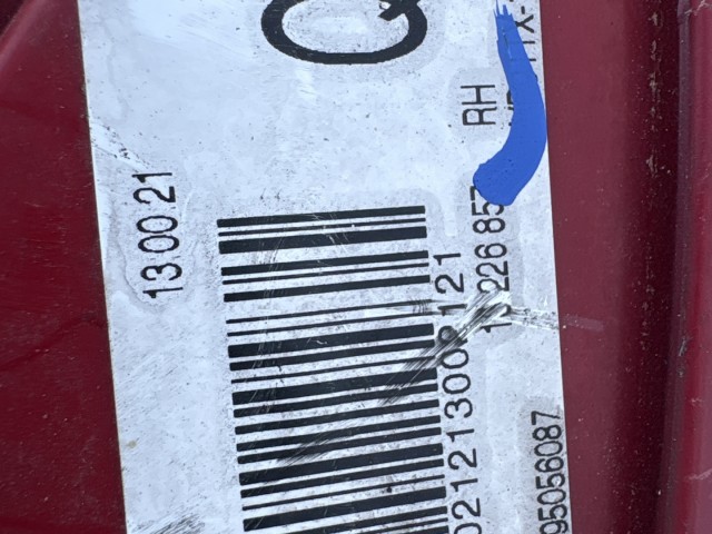 14715 Opel Insignia 2008-2016 kombi  Jobb hátsó Lámpa