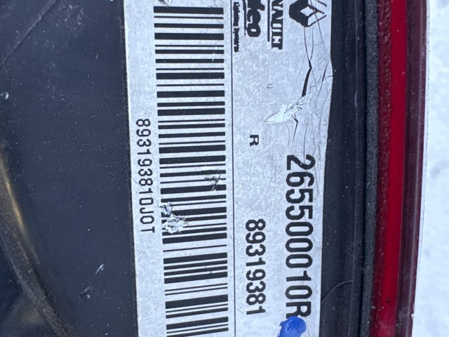 14721 Renault Megane III. 2008-2016  Jobb hátsó Külső Lámpa