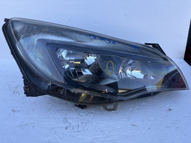 14736 Opel Astra J 2009-2015 Jobb első Lámpa Fényszóró Angol