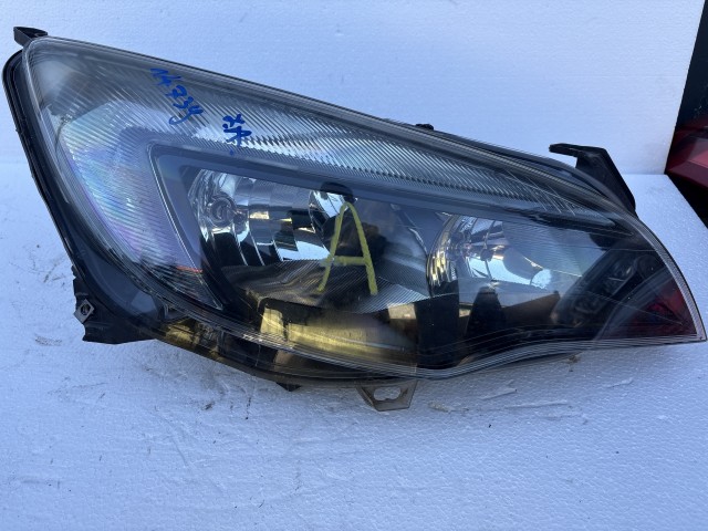 14739 Opel Astra J 2009-2015 Jobb első Lámpa Fényszóró Használt Angol