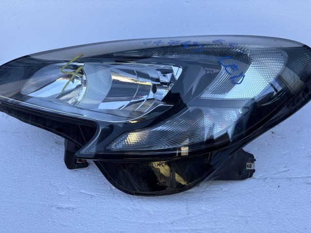 13381345 Opel Corsa E Bal első Lámpa Fényszóró Angol