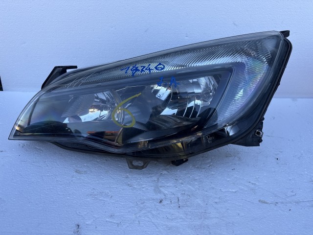 14740 Opel Astra J Bal első Lámpa Fényszóró Angol