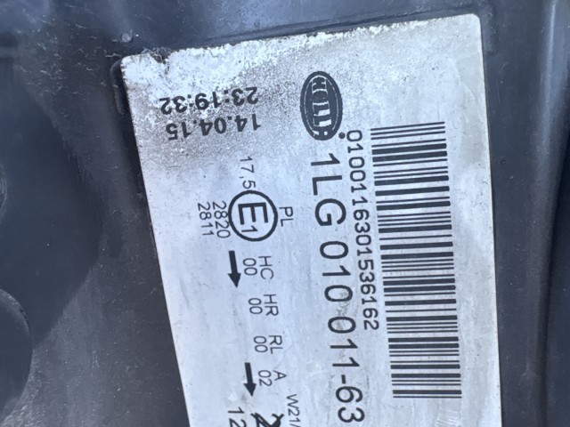 14740 Opel Astra J Bal első Lámpa Fényszóró Angol