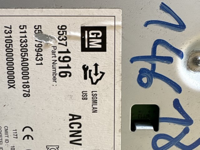 Opel Mokka 2012-2019 Rádió Használt Cd-s   