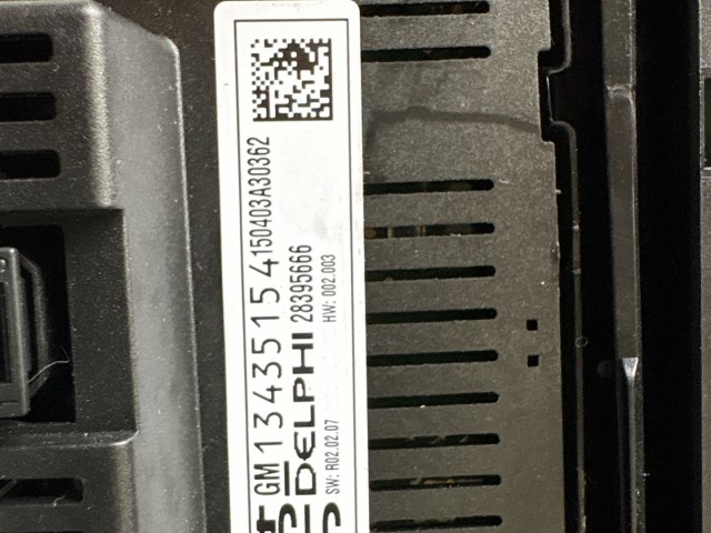 Opel Astra J 2009-2015 Közép konzol Használt