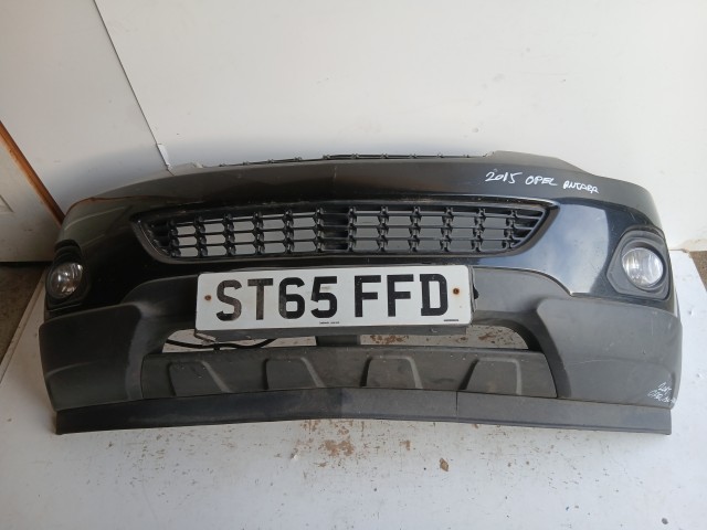 14686 Opel Antara Facelift első Lökhárító Fekete Z22c