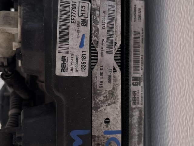 Opel Meriva B 1.6cdti b16dtl  b16dthhűtősor