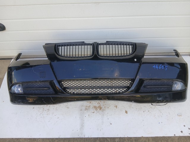 14605 BMW 3 E90 2005-2011 első Lökhárító Használt Fekete