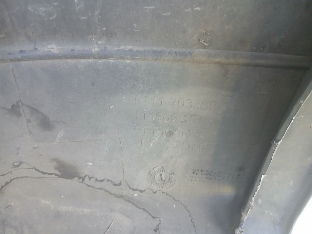 14620 BMW 5 E60 2003-2010 első Lökhárító Fekete