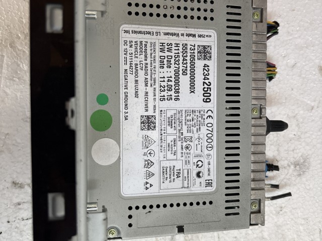 Opel Corsa E  2014-2019 Rádió Használt Navigációs