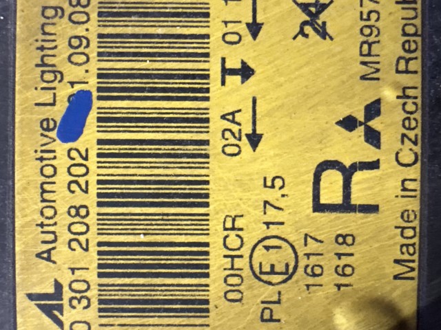 15006 Mitsubishi Colt VI. 2004-2012 Jobb első Lámpa Fényszóró