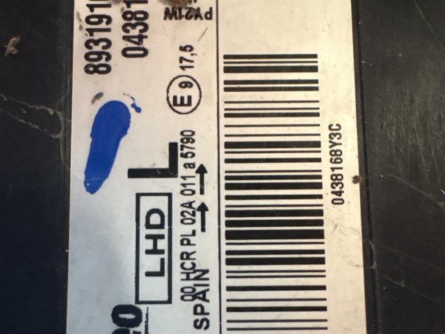 15032 Seat Ibiza 6J 2009-2015 Bal első Lámpa Fényszóró