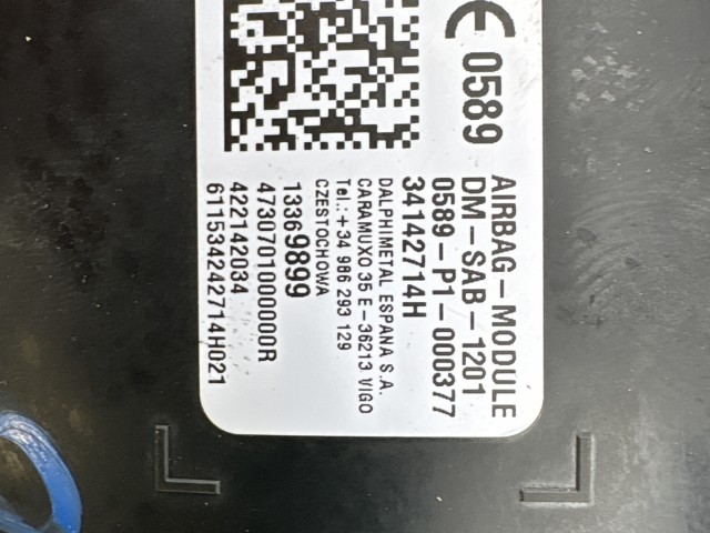 Opel Astra K 2015-2021 jobb Ülés légzsák