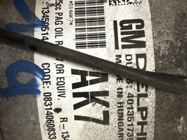 Opel Astra J, Zafira C 2.0 CDTI AK7 klímakompresszor