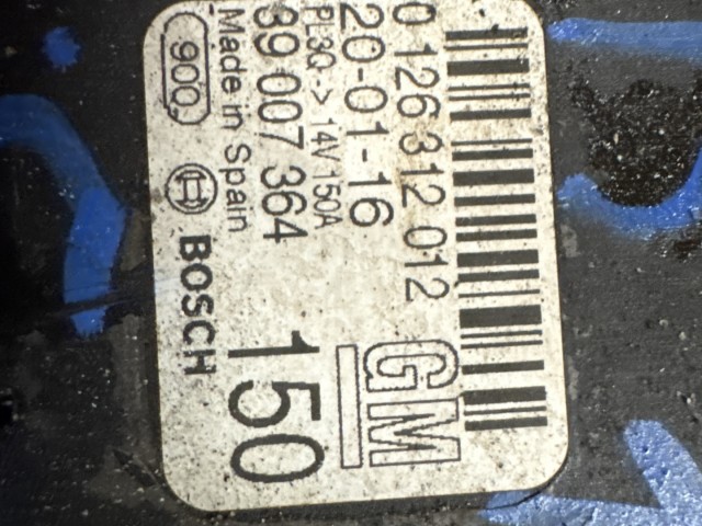 Opel Corsa E 1.3 cdti Generátor b13dtc b13dte